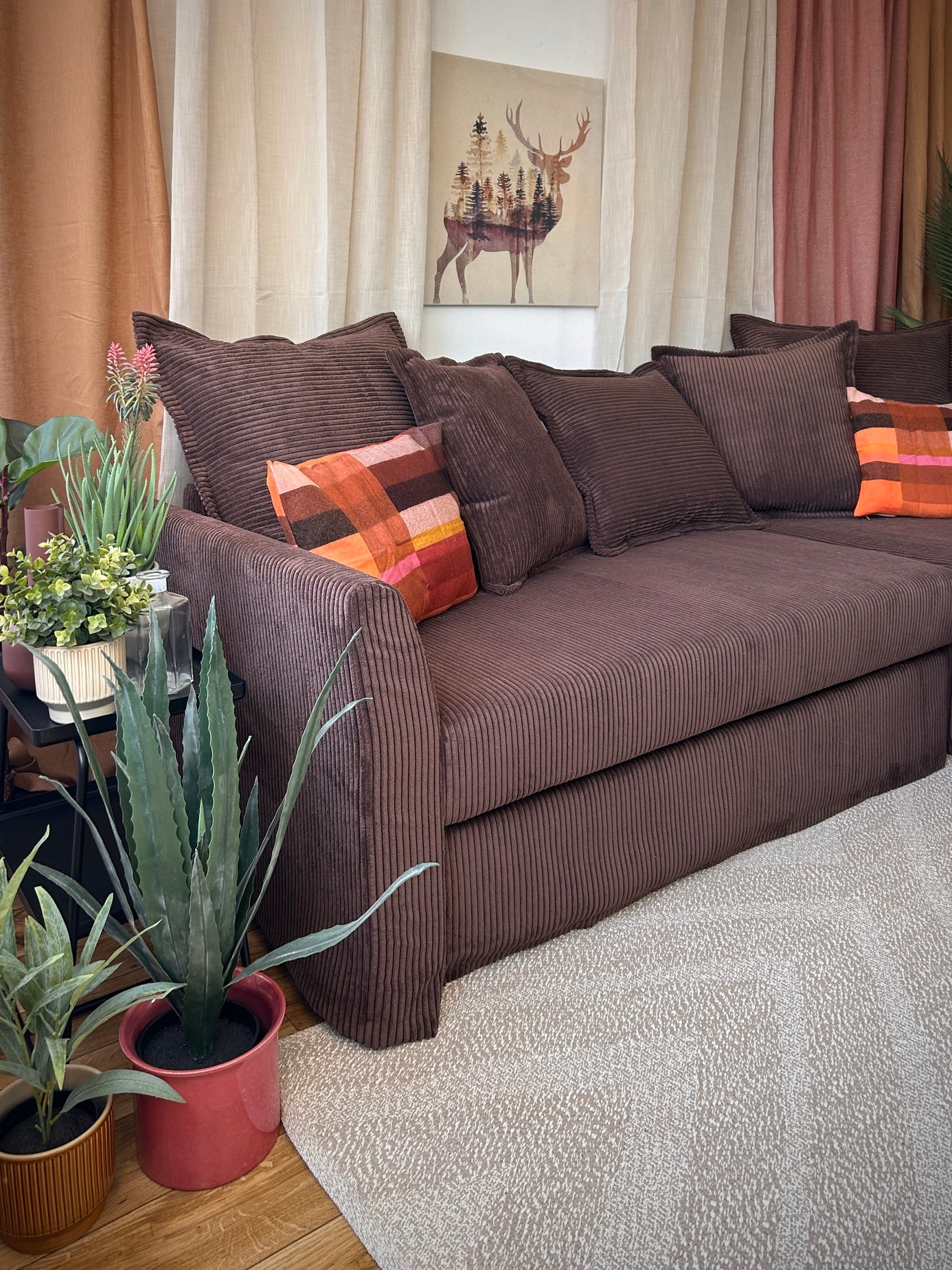 Ikea HOLMSUND Three-seat sofa-bed cover (with 5 pillows covers)