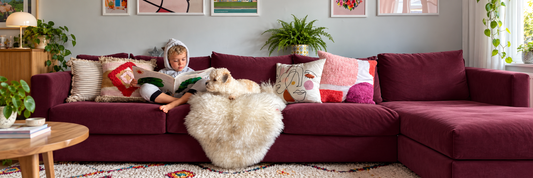 Keep Your Sofa, Change the Room: An IKEA Sofa Cover Makeover