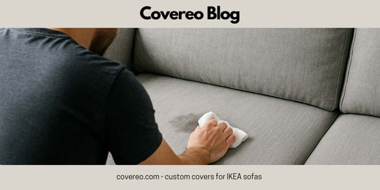 Man cleaning Vimle cover