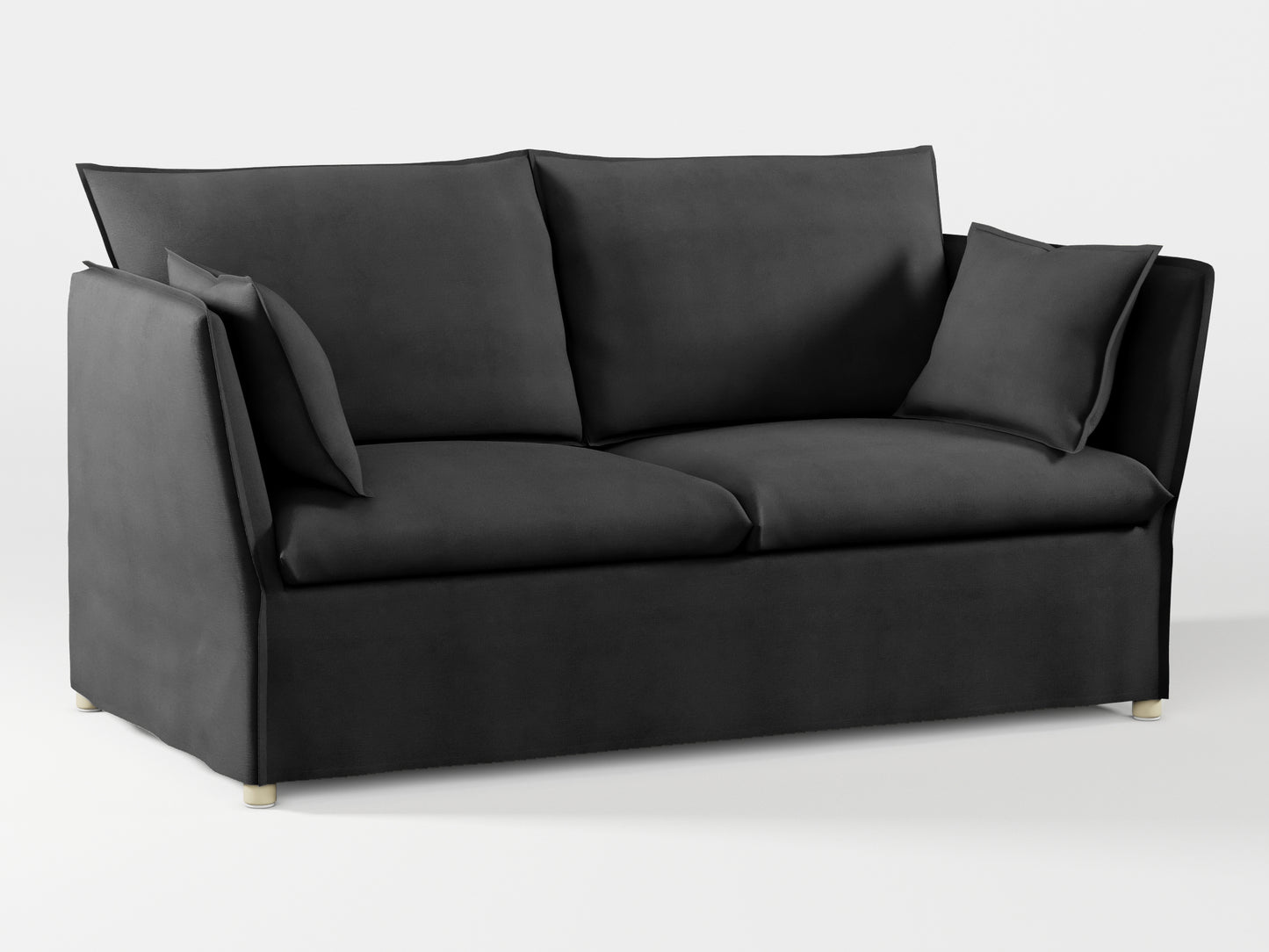 Ikea BACKSÄLEN 2-seat sofa cover made by Covereo in upholstery named OMON Night Trip