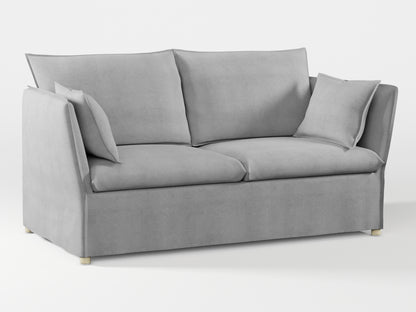 Ikea BACKSÄLEN 2-seat sofa cover made by Covereo in upholstery named OMON Rocky Fjords