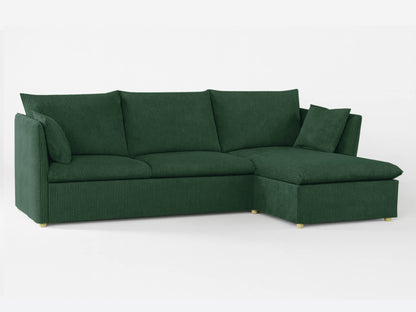 Ikea BACKSÄLEN 3-Sitzer Sofa mit Chaiselongue-Bezug