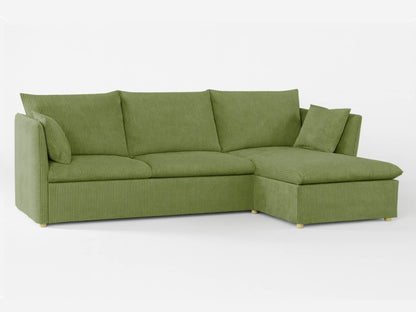 Ikea BACKSÄLEN 3-Sitzer Sofa mit Chaiselongue-Bezug