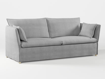 Ikea BACKSÄLEN 3-seat sofa cover made by Covereo in upholstery named OMON Rocky Fjords