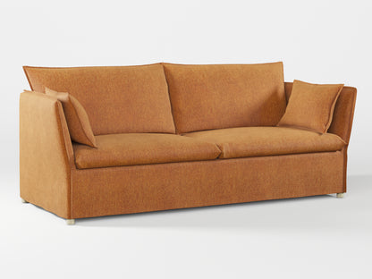 Ikea BACKSÄLEN 3-seat sofa cover made by Covereo in upholstery named MONTANA Sly Fox