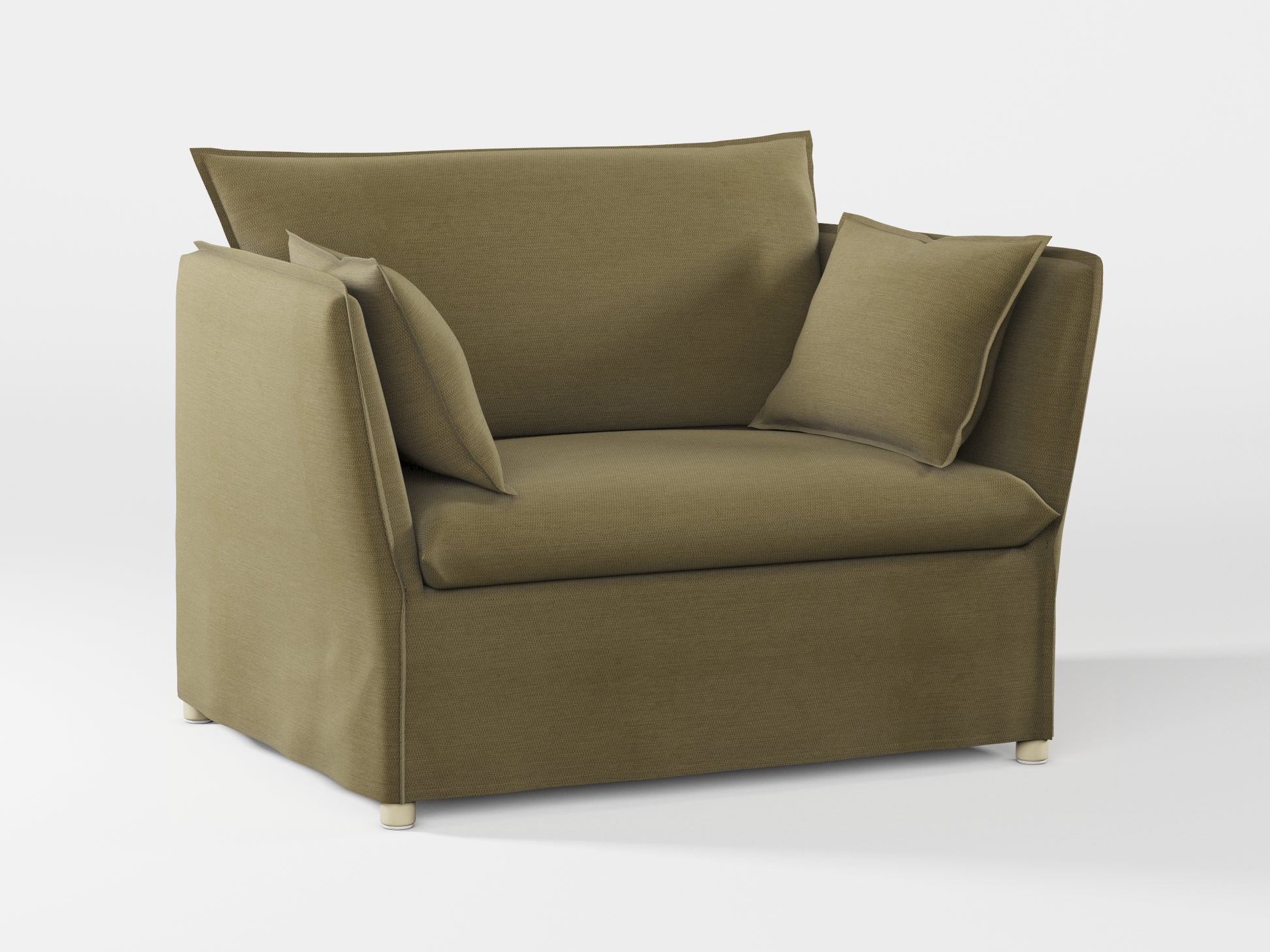 Ikea BACKSÄLEN 1,5-seat armchair cover made by Covereo in upholstery named PECADLY Wild Road