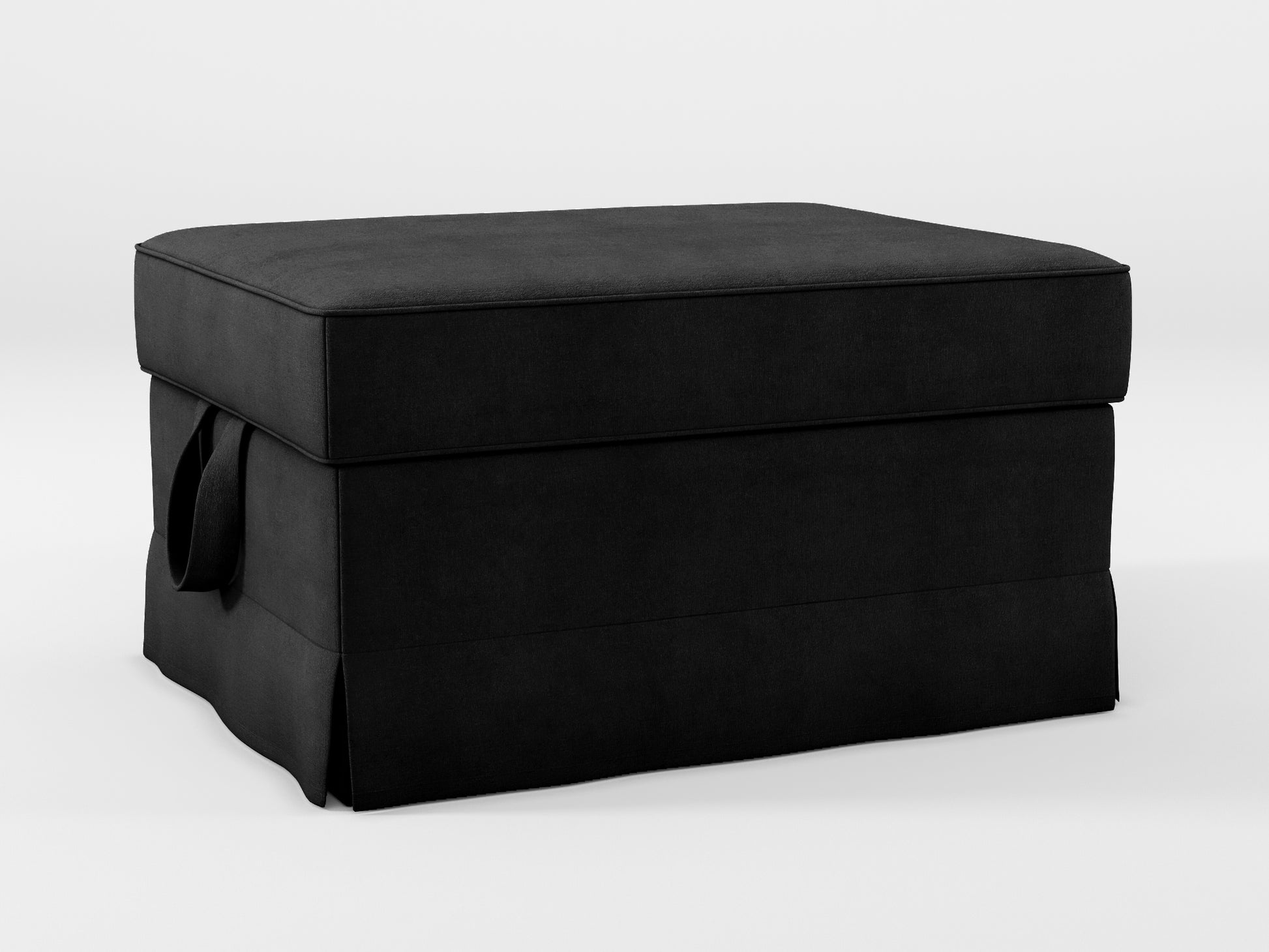 Ikea EKTORP Footstool cover made by Covereo in upholstery named OMON Night Trip