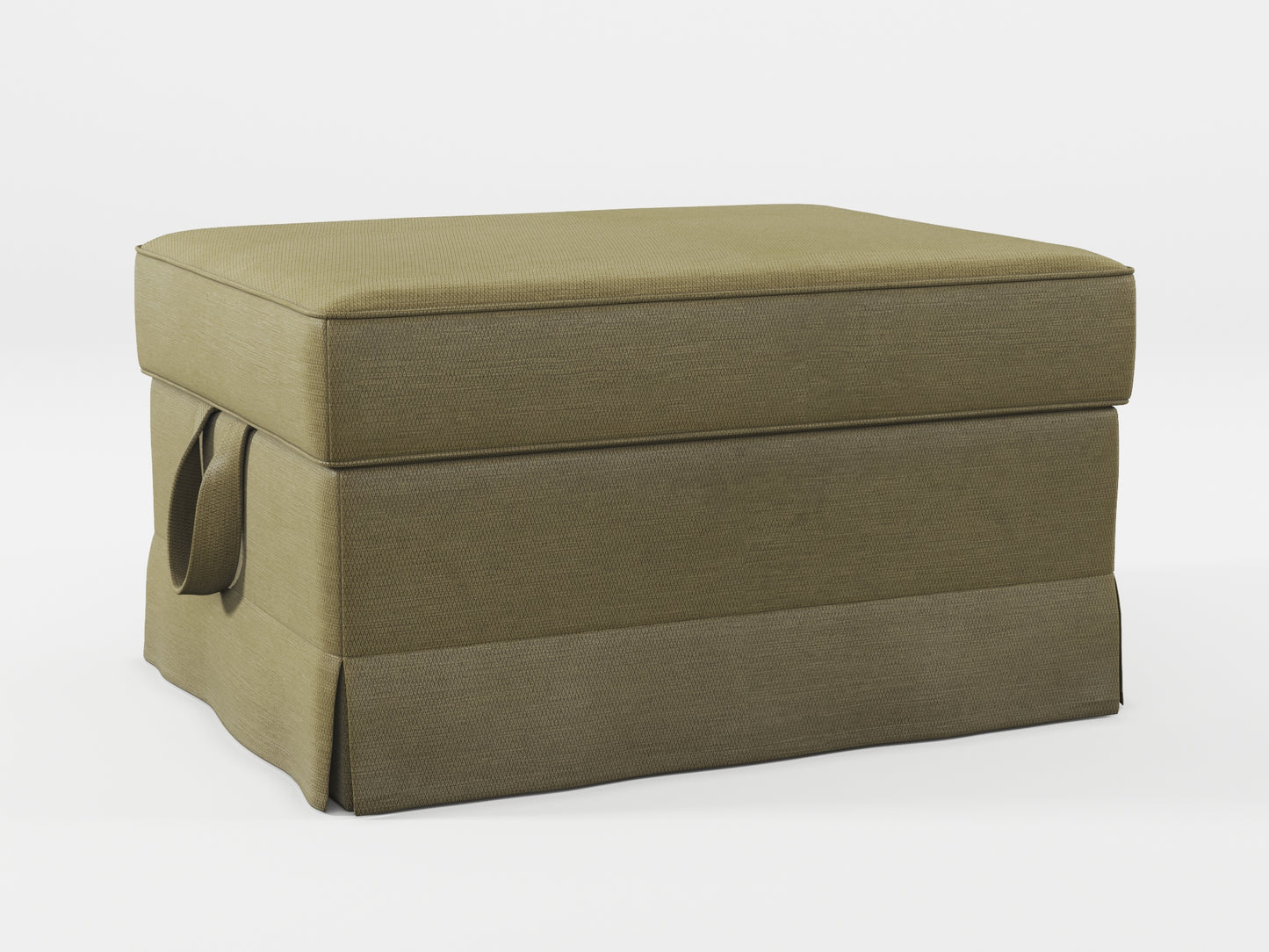 Ikea EKTORP Footstool cover made by Covereo in upholstery named PECADLY Wild Road