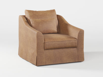 Ikea FARLOV Armchair cover (with pillow cover) made by Covereo in upholstery named ECONUBUCK Medium