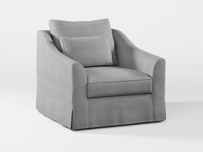 Ikea FARLOV Armchair cover (with pillow cover) made by Covereo in upholstery named OMON Rocky Fjords