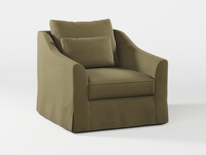 Ikea FARLOV Armchair cover (with pillow cover) made by Covereo in upholstery named PECADLY Wild Road