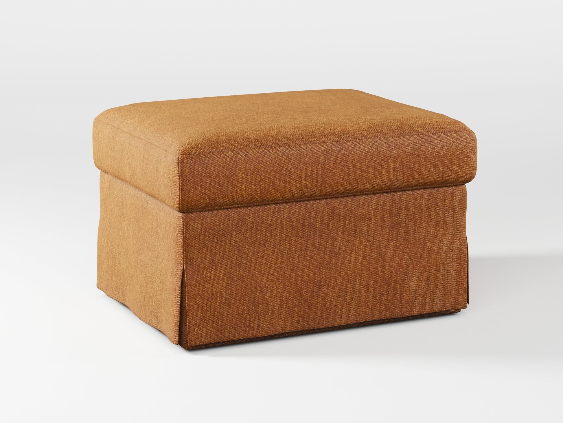 Ikea FARLOV Footstool cover made by Covereo in upholstery named MONTANA Sly Fox