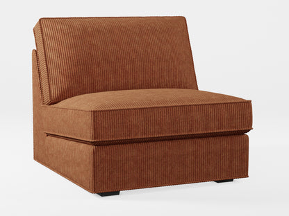 Ikea KIVIK 1-seat sofa-bed made by Covereo in upholstery named COSY Chestnut