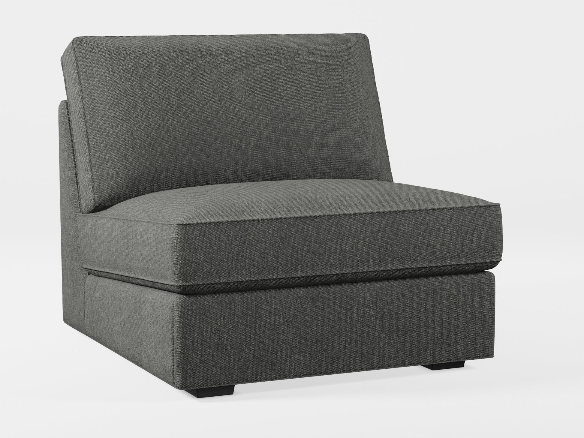 Ikea KIVIK 1-seat sofa-bed made by Covereo in upholstery named MONTANA Dark Grey