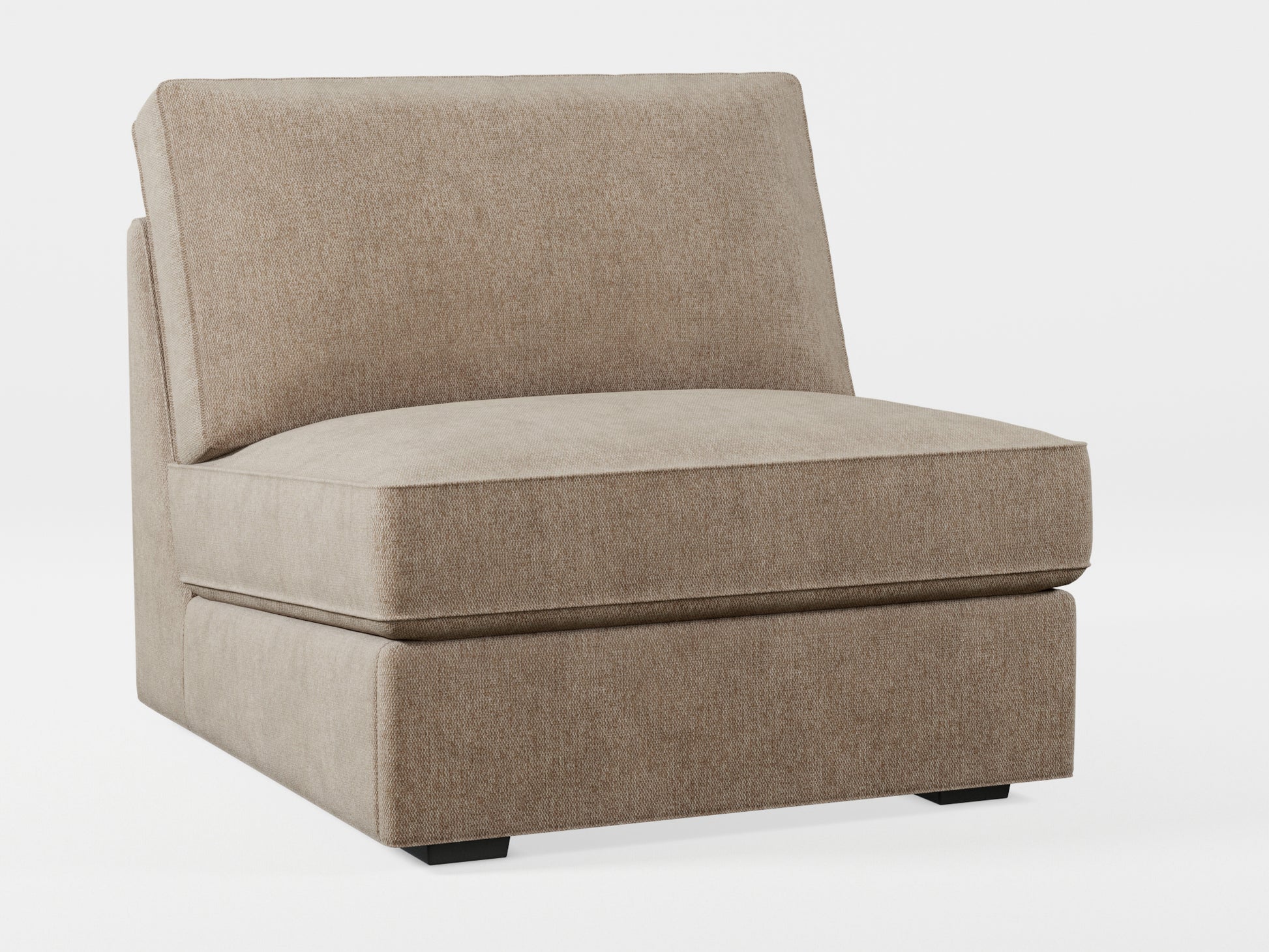 Ikea KIVIK 1-seat sofa-bed made by Covereo in upholstery named MONTANA Gravel Beige