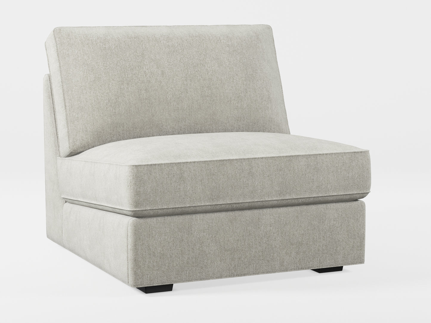 Ikea KIVIK 1-seat sofa-bed made by Covereo in upholstery named MONTANA Light Grey