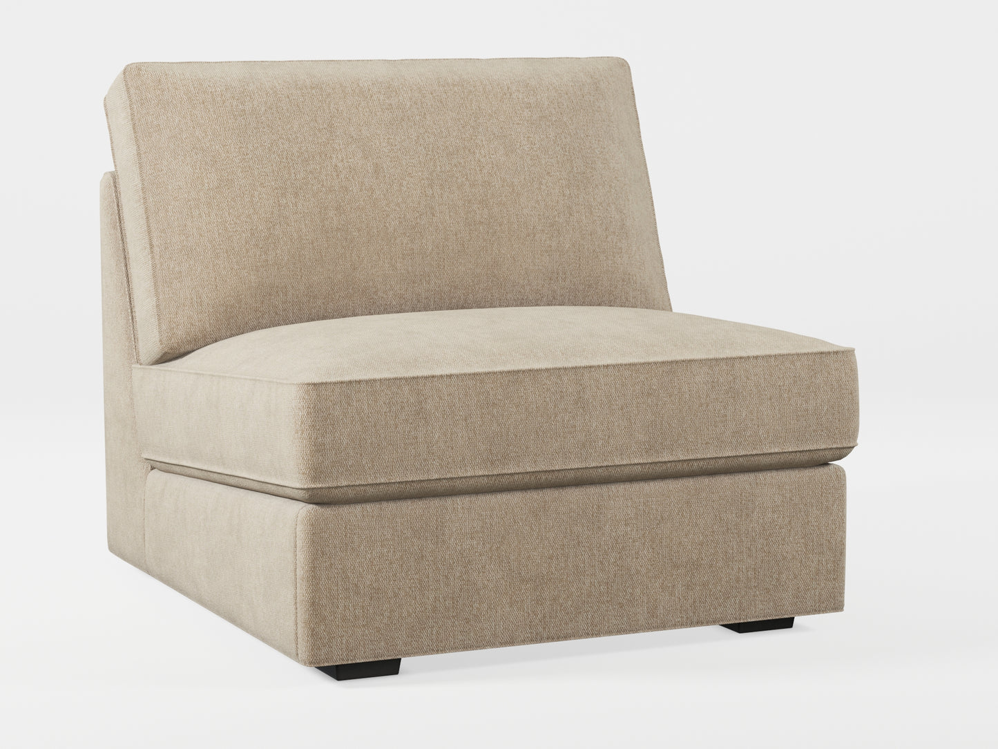 Ikea KIVIK 1-seat sofa-bed made by Covereo in upholstery named MONTANA Soft Beige