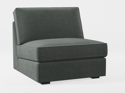 Ikea KIVIK 1-seat sofa-bed made by Covereo in upholstery named PECADLY Evening Grey