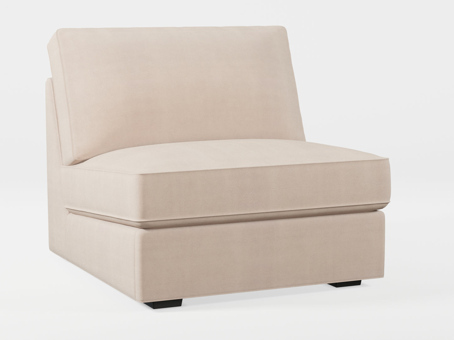 Ikea KIVIK 1-seat sofa-bed made by Covereo in upholstery named TUNSO Nude Four