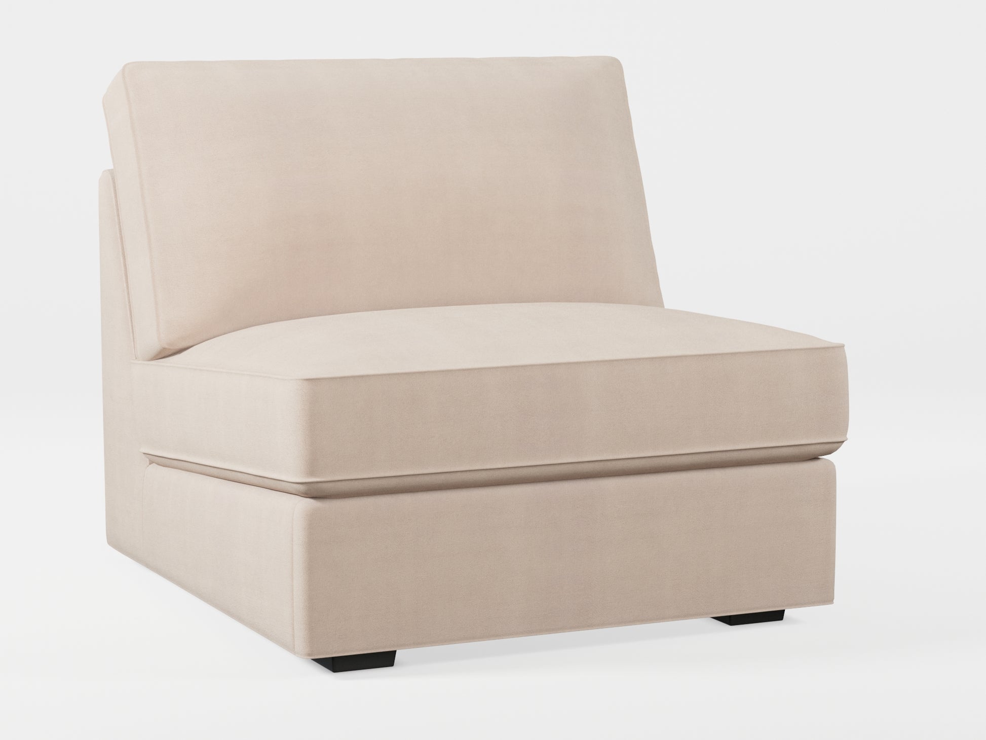 Ikea KIVIK 1-seat sofa-bed made by Covereo in upholstery named TUNSO Nude Four