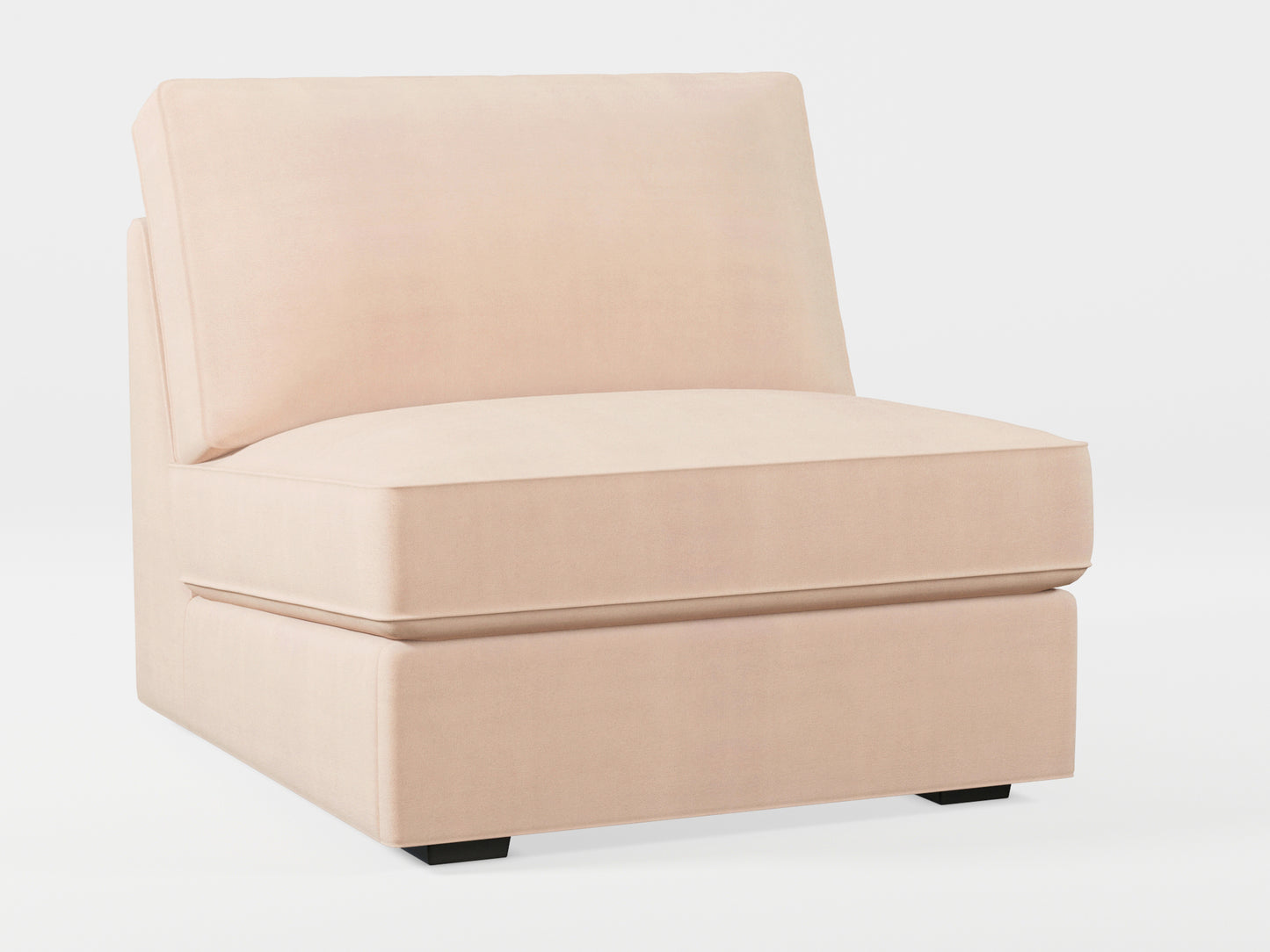 Ikea KIVIK 1-seat sofa-bed made by Covereo in upholstery named TUNSO Nude Three