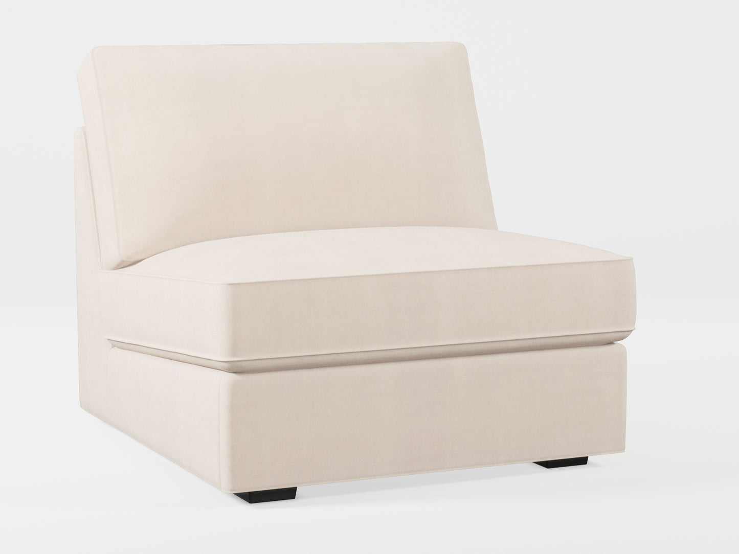 Ikea KIVIK 1-seat sofa-bed made by Covereo in upholstery named TUNSO Nude Two