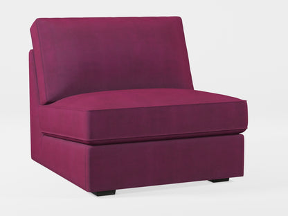 Ikea KIVIK 1-seat sofa-bed made by Covereo in upholstery named TUNSO Violet Pansy