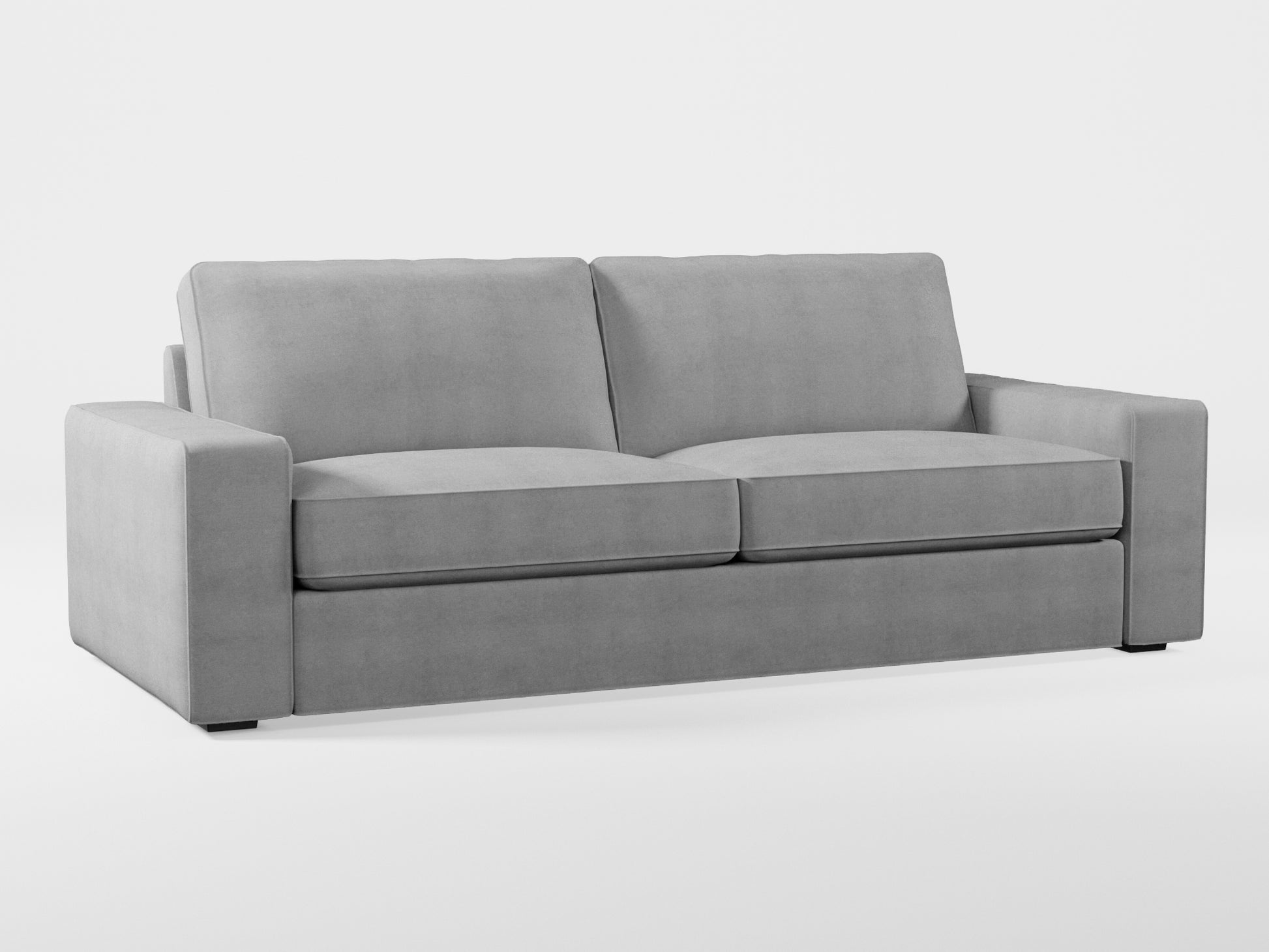 Ikea KIVIK 3-seat sofa cover made by Covereo in upholstery named OMON Rocky Fjords