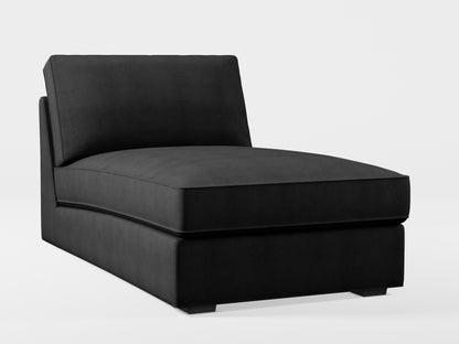 Ikea KIVIK chaise longue cover made by Covereo in upholstery named OMON Night Trip