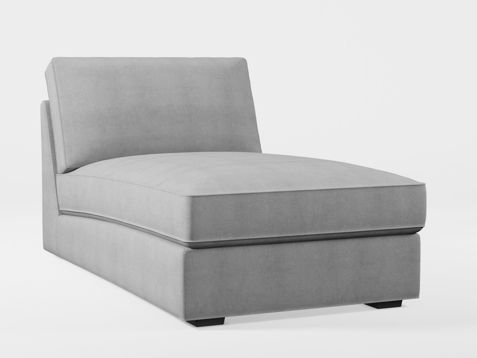 Ikea KIVIK chaise longue cover made by Covereo in upholstery named OMON Rocky Fjords