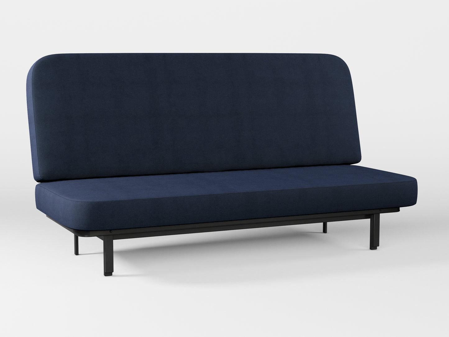 Ikea NYHAMN sofa cover made by Covereo in upholstery named OMON Elegant Marine