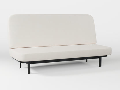 Ikea NYHAMN sofa cover made by Covereo in upholstery named TUNSO Nude One