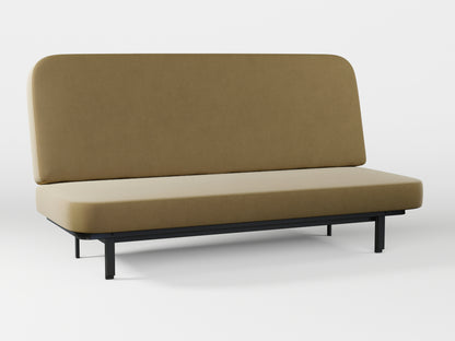 Ikea NYHAMN sofa cover made by Covereo in upholstery named VELVET Golden Hour