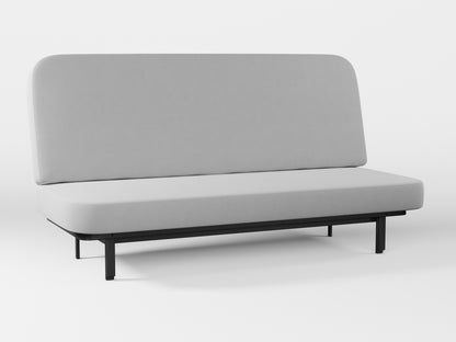 Ikea NYHAMN sofa cover made by Covereo in upholstery named VELVET Queen of Ice