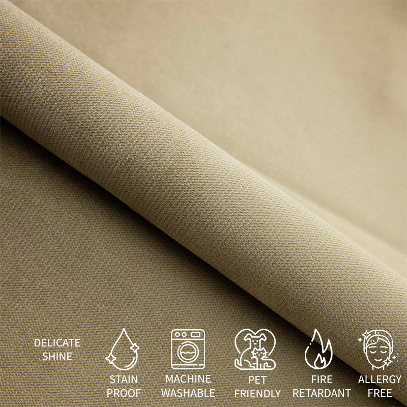 Sample of Upholstery Produced by Covereo Named VELVET Ashen Beige