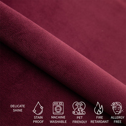 sample of upholstery produced by Covereo named VELVET Beetroot Cocktail