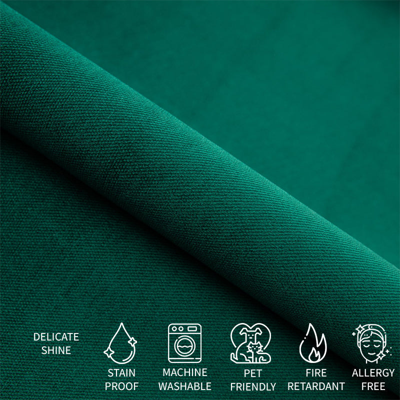 Sample of Upholstery Produced by Covereo Named VELVET Dark Teal