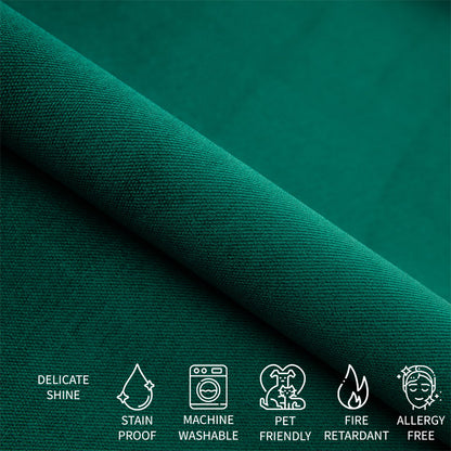 sample of upholstery produced by Covereo named VELVET Dark Teal