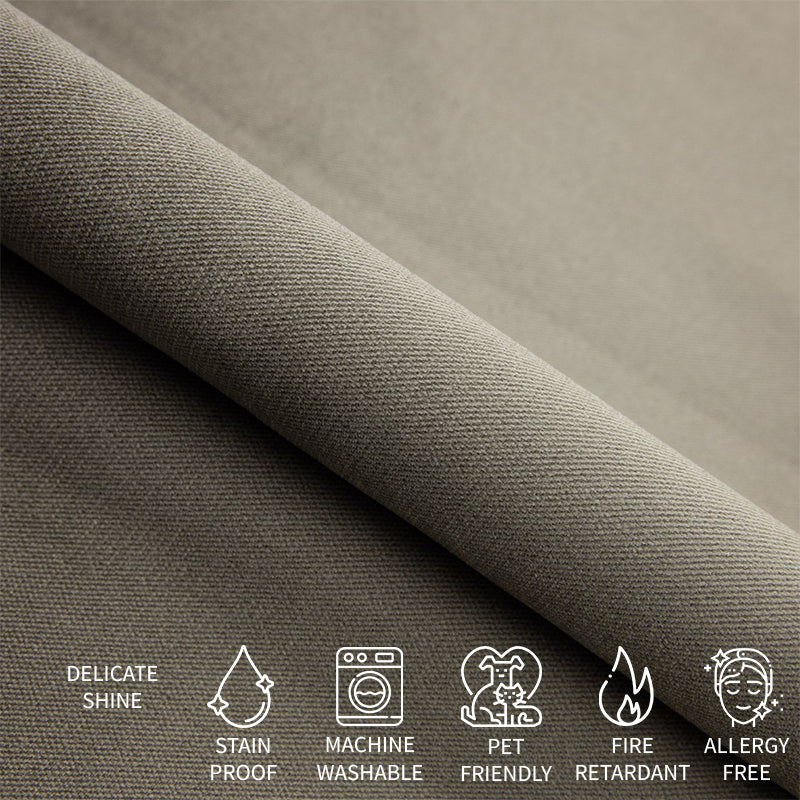 Sample of Upholstery Produced by Covereo Named VELVET Warm Grey