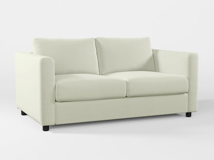 Ikea VIMLE 2-seat sofa cover made by Covereo in upholstery named PECADLY Ivory Touch