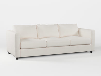 Ikea VIMLE 3-seat sofa cover made by Covereo in upholstery named TUNSO Nude One