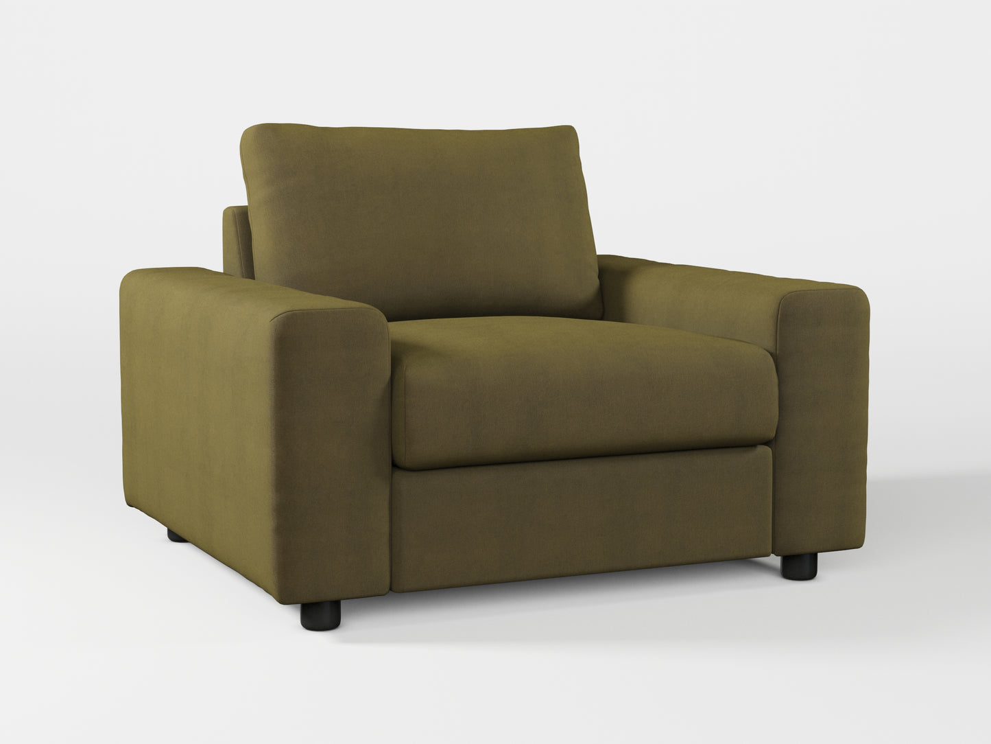 Ikea VIMLE Armchair cover made by Covereo in upholstery named OMON Boho Green