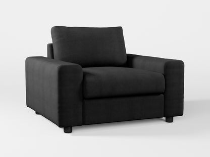 Ikea VIMLE Armchair cover made by Covereo in upholstery named OMON Night Trip