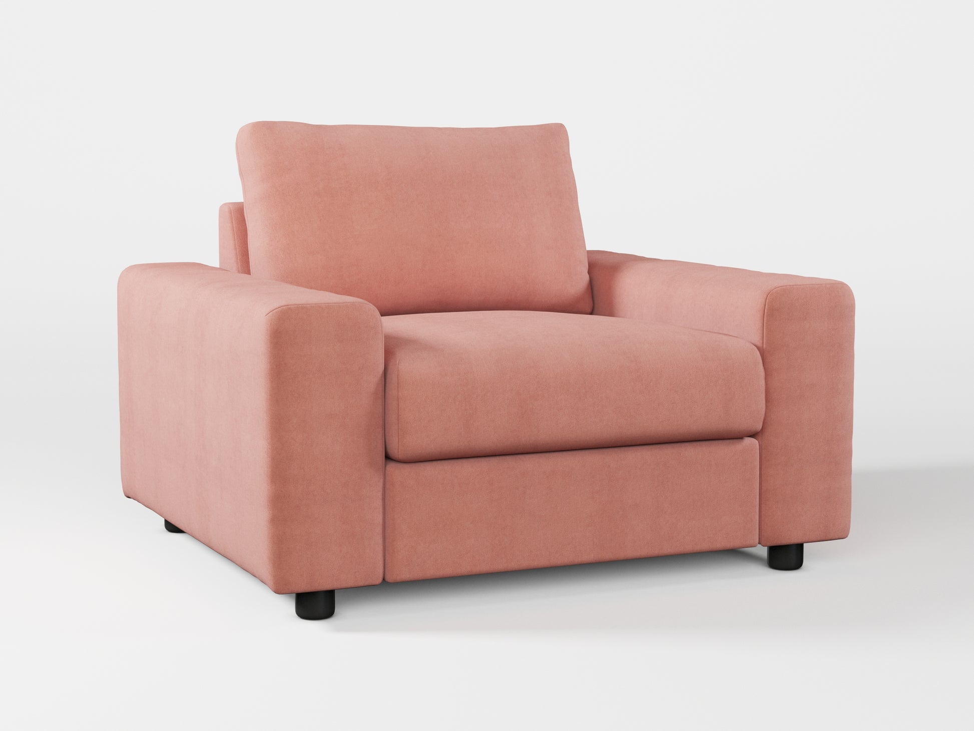 Ikea VIMLE Armchair cover made by Covereo in upholstery named OMON Powder Rose