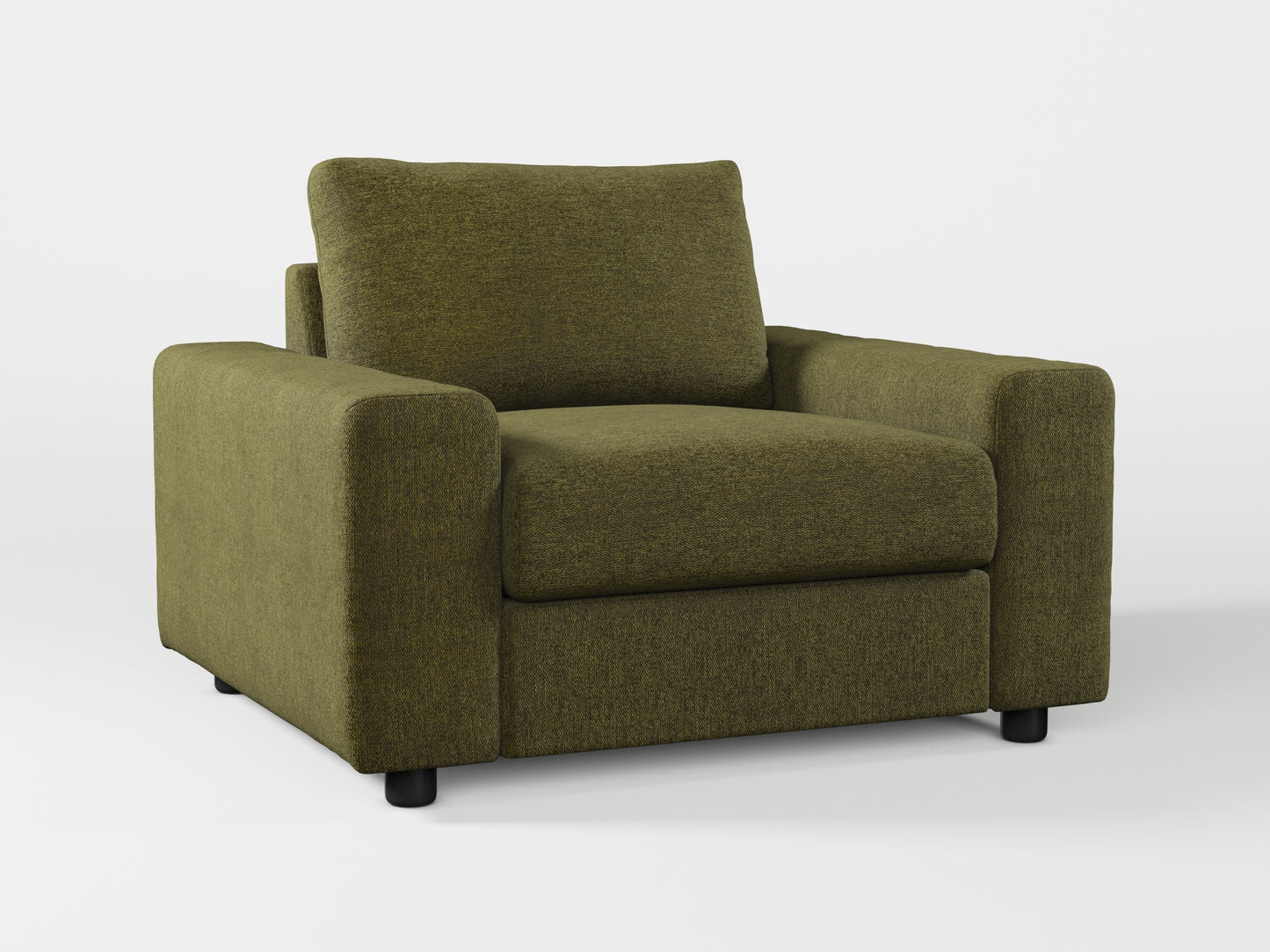 Ikea VIMLE Armchair cover made by Covereo in upholstery named MONTANA Khaki