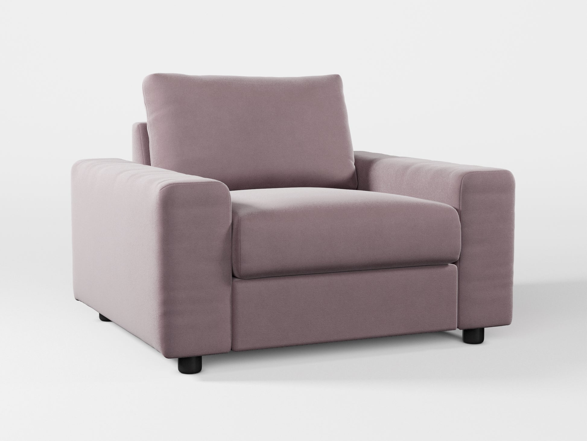 Ikea VIMLE Armchair cover made by Covereo in upholstery named VELVET Peaceful Lily