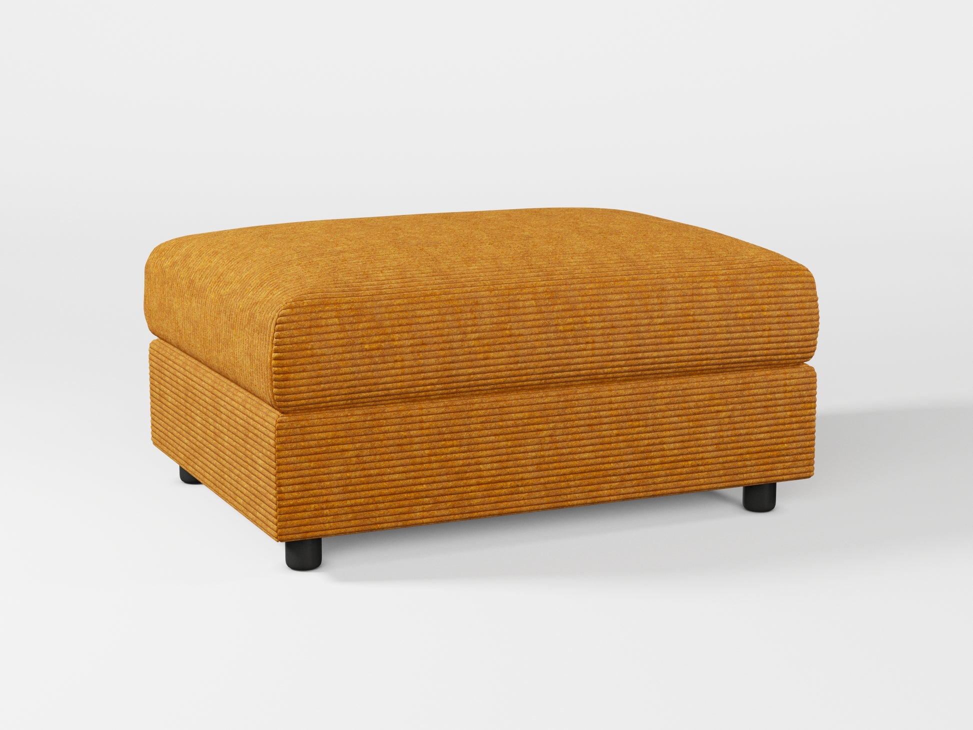 Ikea VIMLE Footstool cover made by Covereo in upholstery named COSY Honeymoon