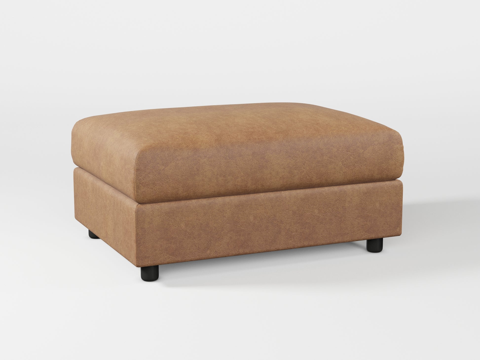 Ikea VIMLE Footstool cover made by Covereo in upholstery named ECONUBUCK Medium