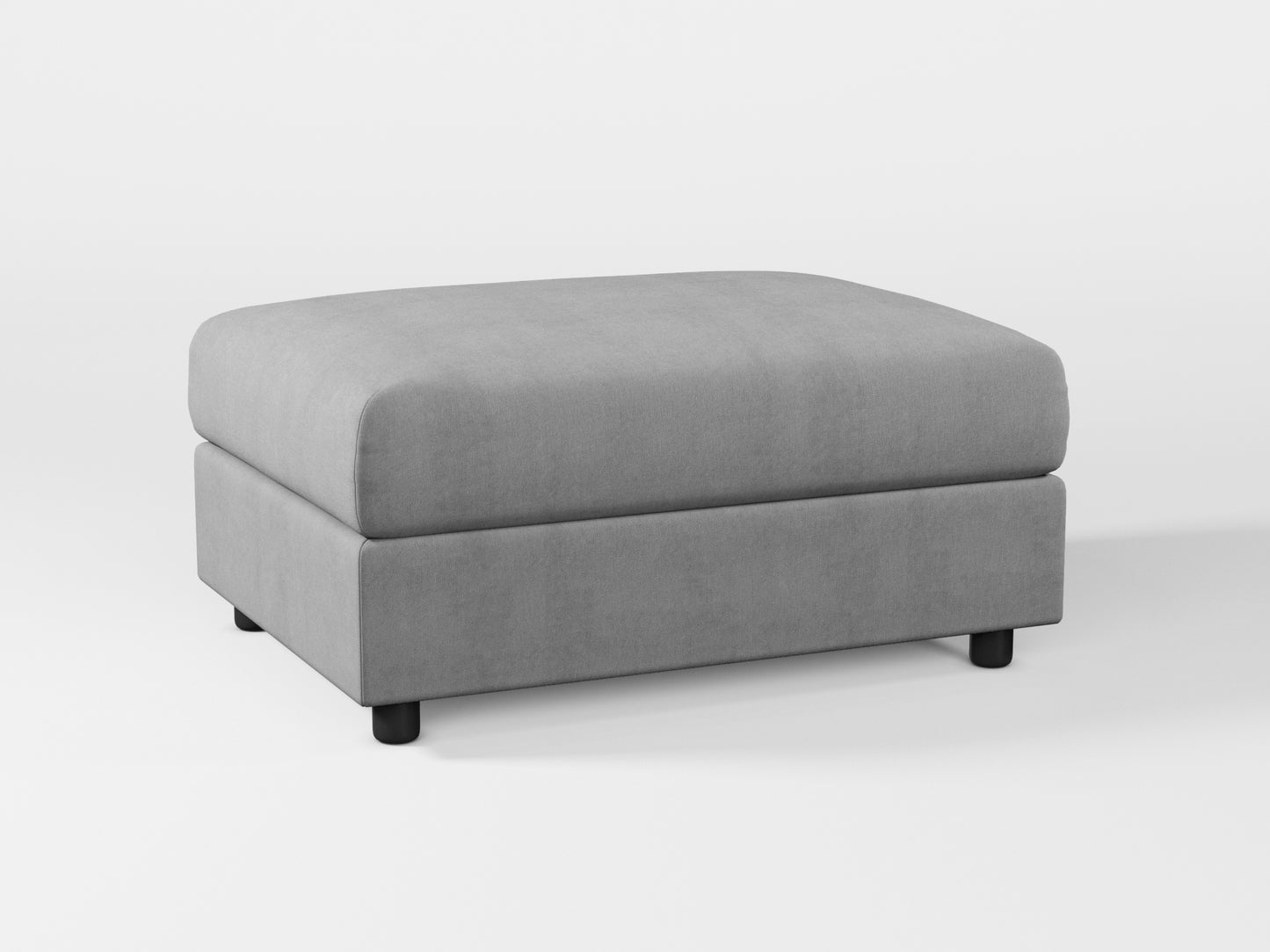 Ikea VIMLE Footstool cover made by Covereo in upholstery named OMON Rocky Fjords