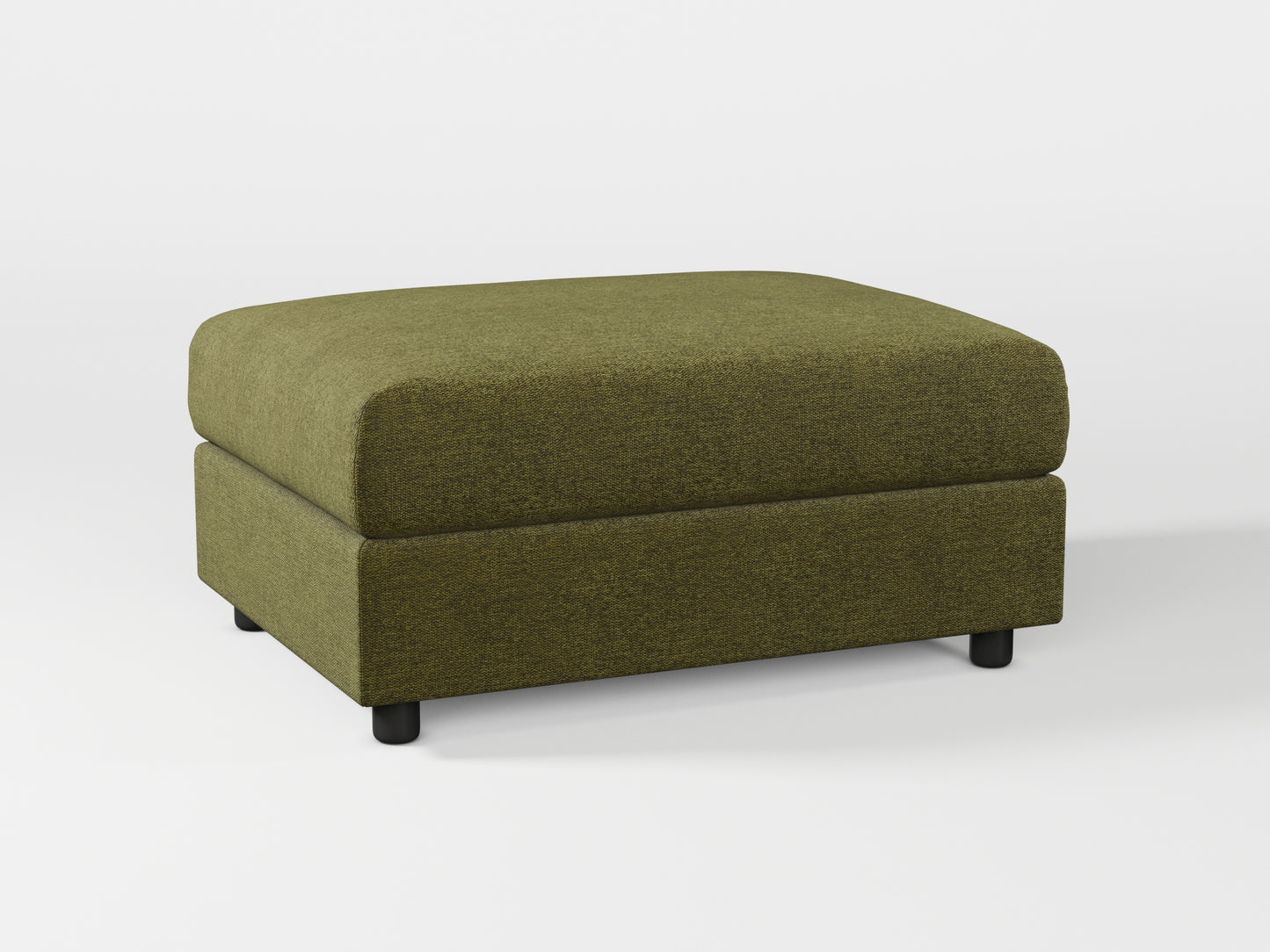 Ikea VIMLE Footstool cover made by Covereo in upholstery named MONTANA Khaki